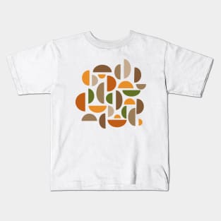 abstract circles semicircles spheres Kids T-Shirt